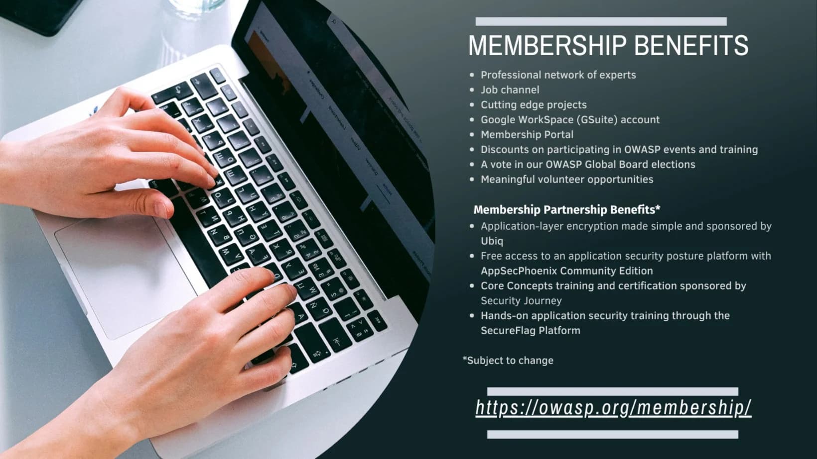 Portada de Are you an OWASP Member?