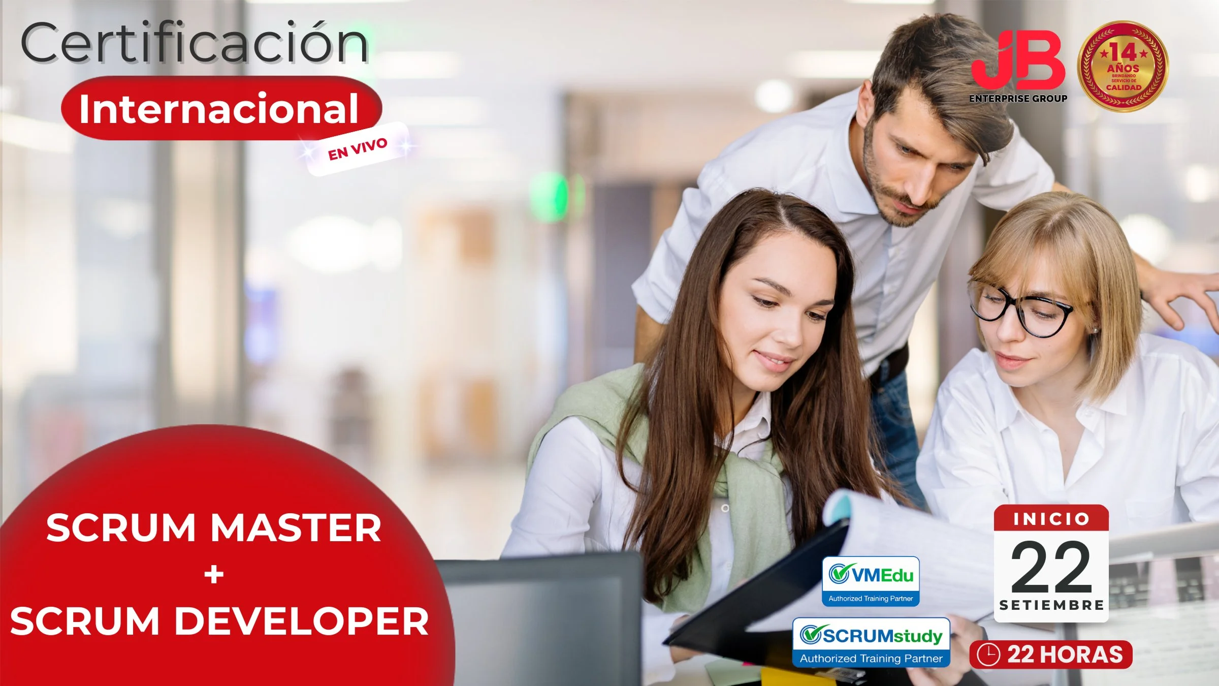 Portada de SCRUM MASTER + SCRUM DEVELOPER