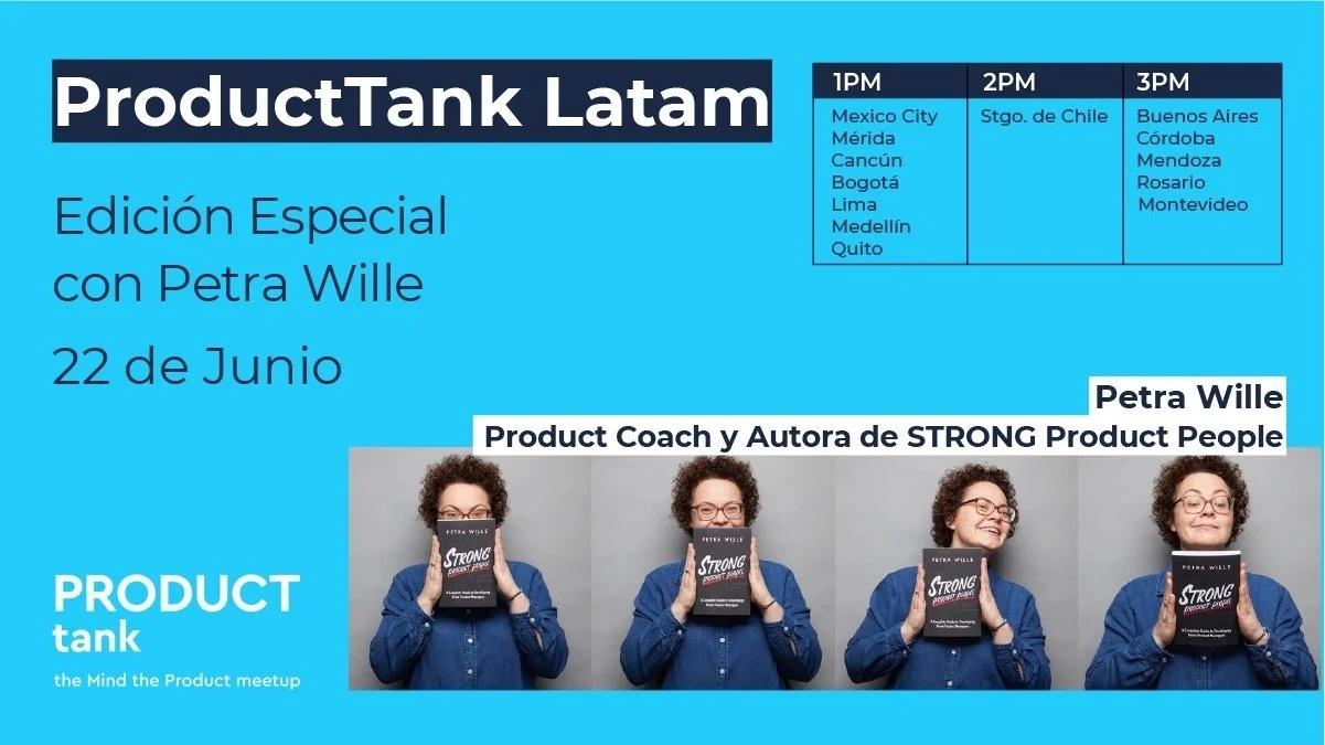 Portada de ProductTank Latam Sexta Edición Regional con Petra Wille