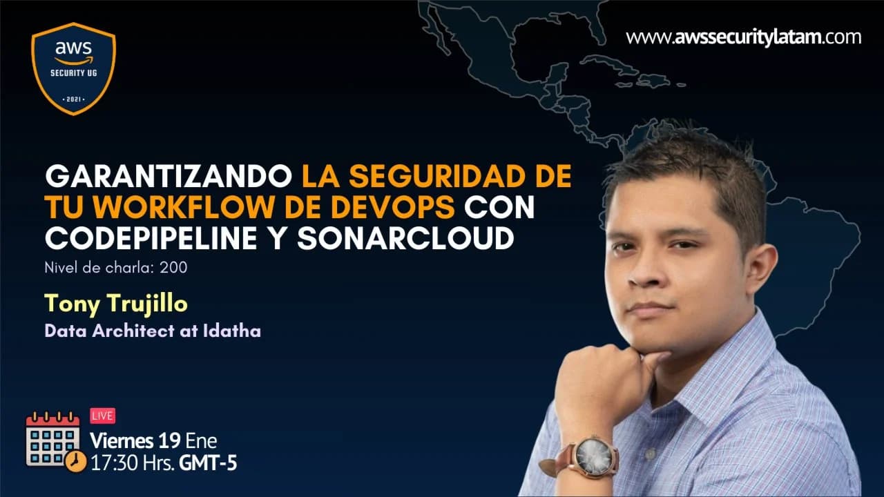 Portada de Garantizando la Seguridad de tu Workflow de DevOps con CodePipeline y SonarCloud