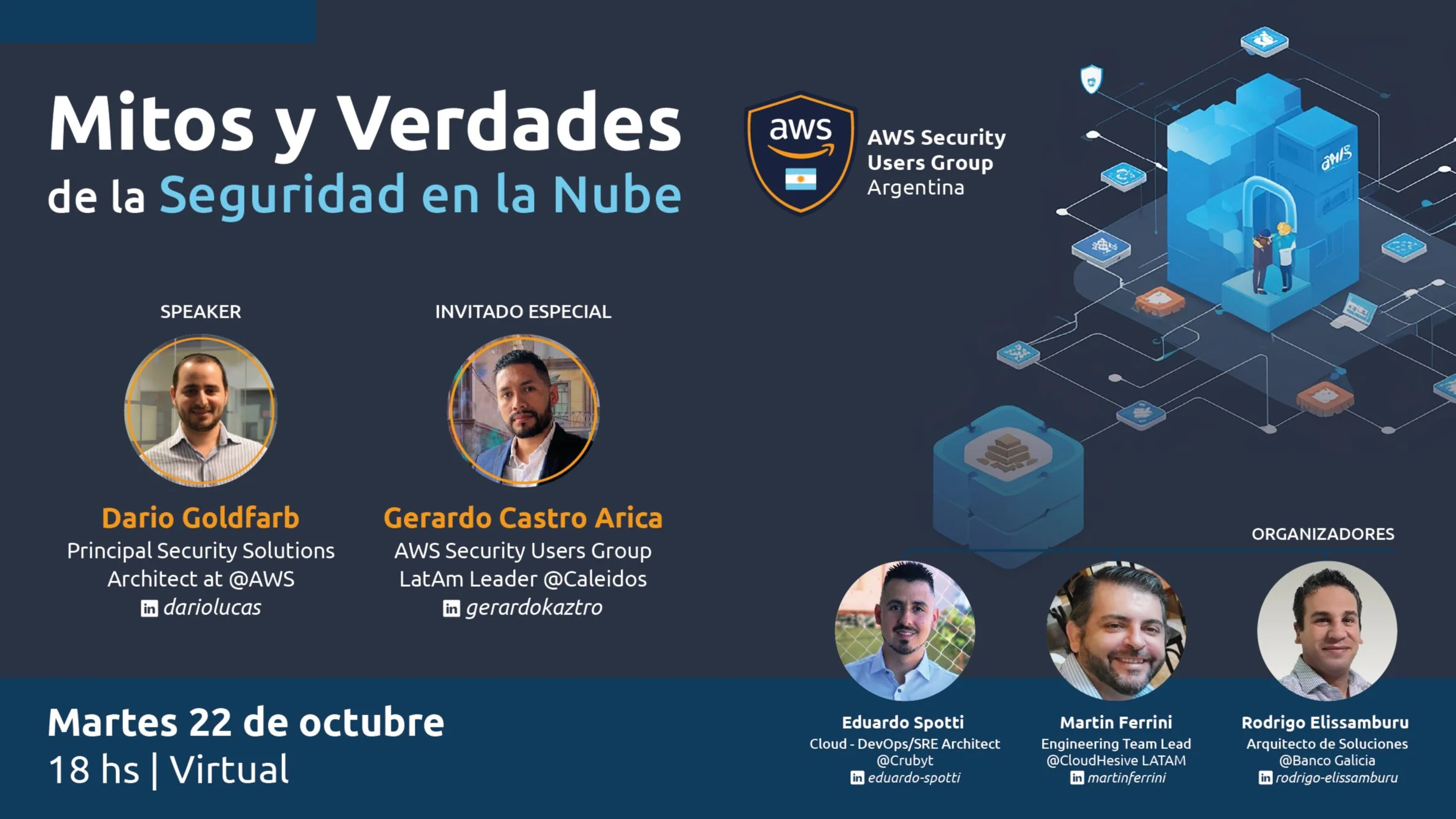 Portada de Mitos y verdades de la seguridad en nube!