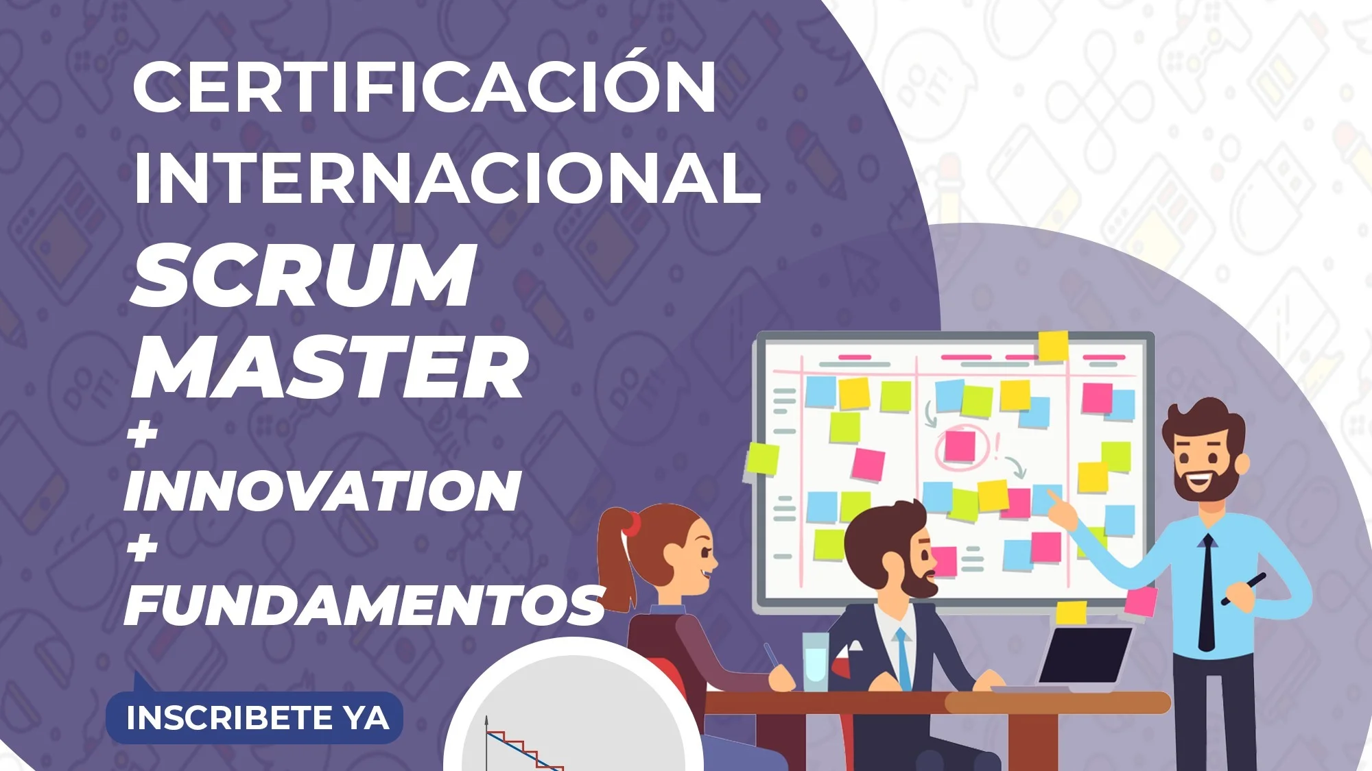 Portada de 3x1: Scrum Master + Innovation + Fundamentos