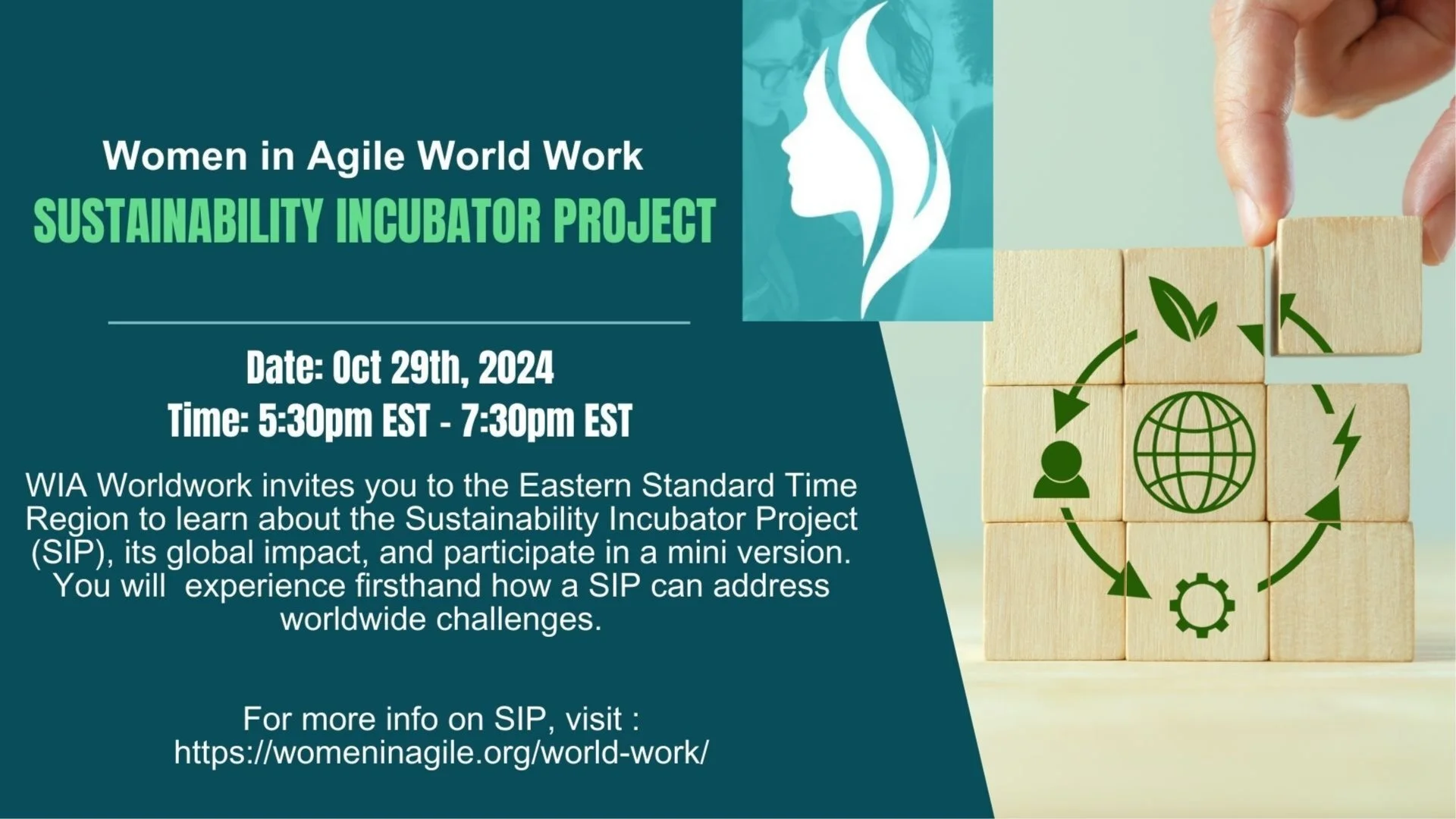 Portada de WIA World Work: Sustainability Incubator Project Introduction
