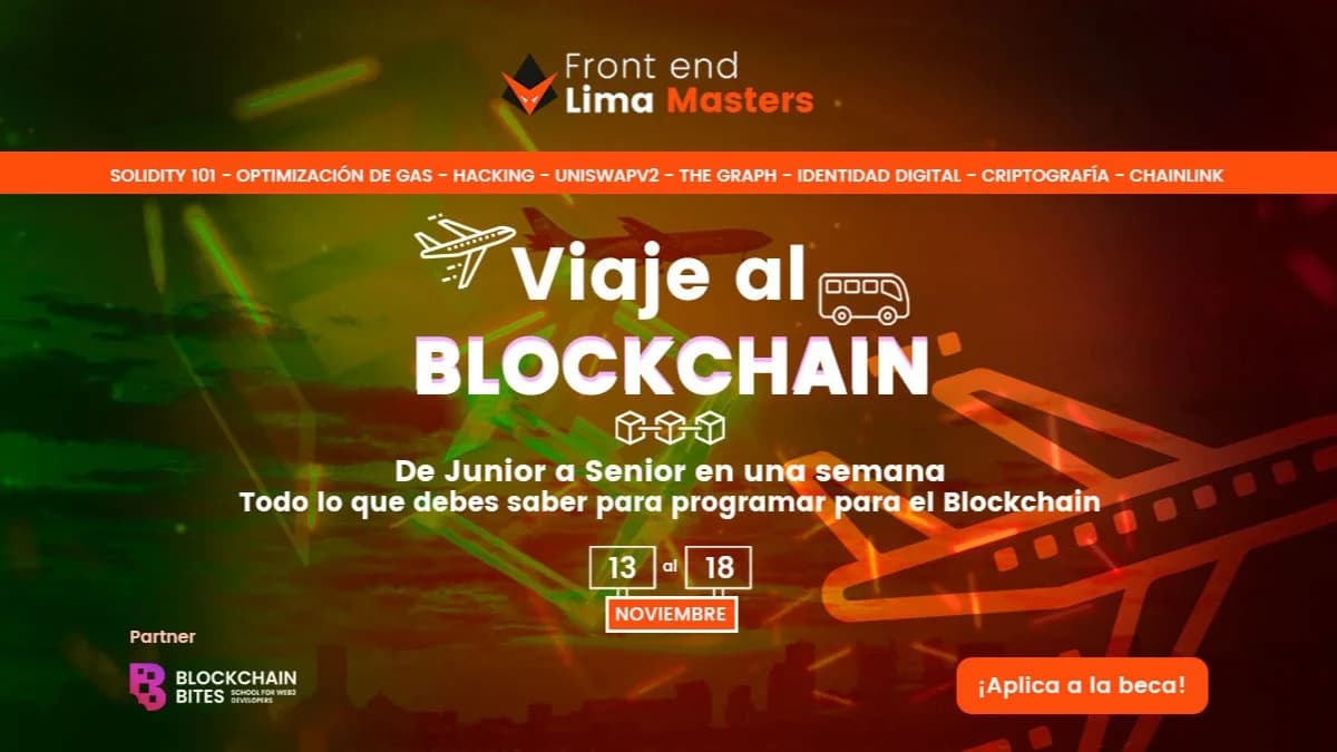 Portada de Blockchain para Desarrolladores Web 2.0: Viaje al Blockchain