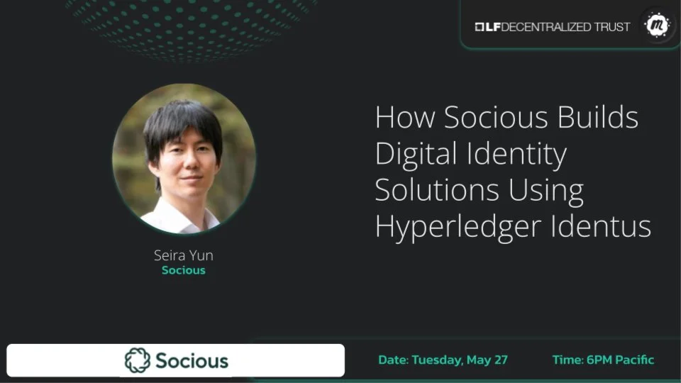 Portada de How Socious Builds Digital Identity Solutions Using Hyperledger Identus