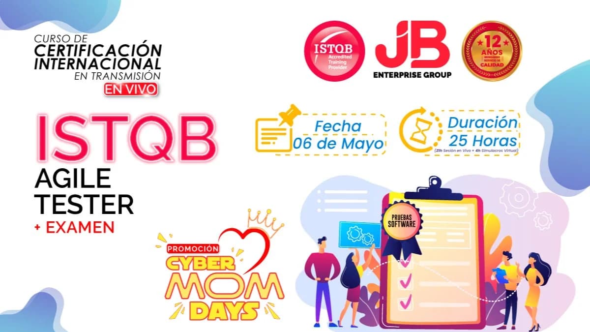 Portada de CYBER MOM DAYS: “ISTQB AGILE TESTER"