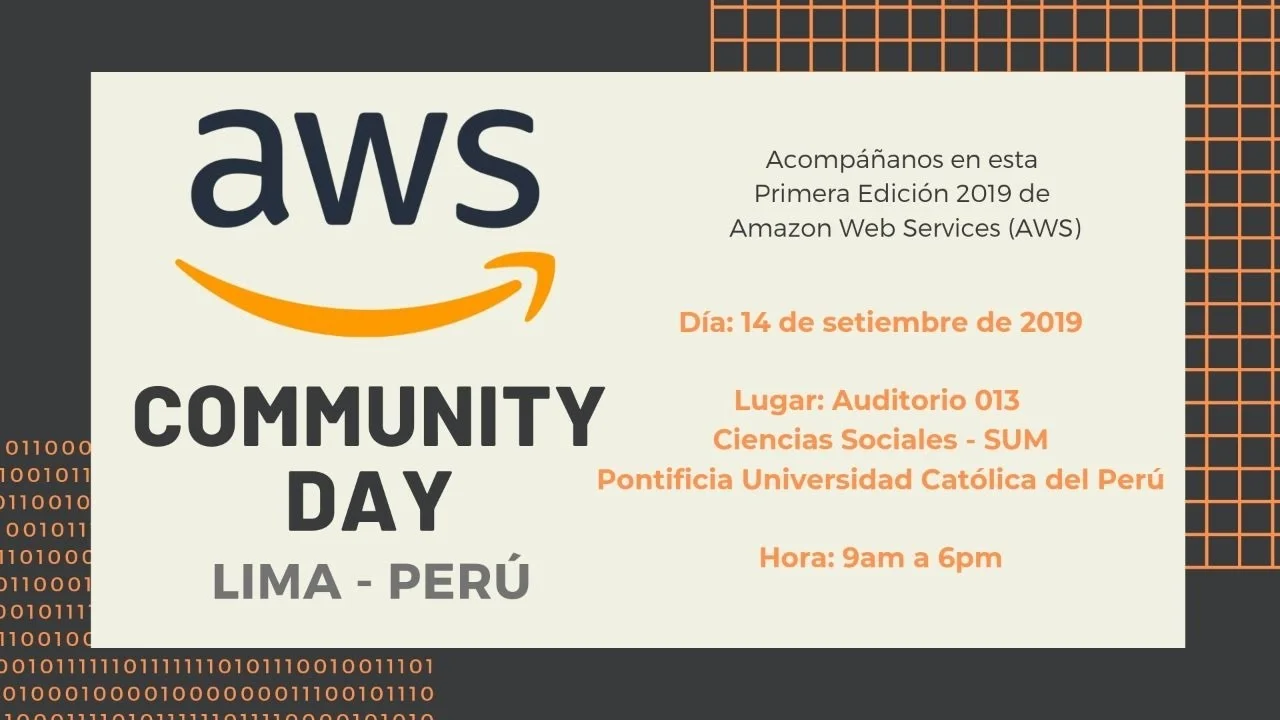 Portada de AWS Community Day Lima