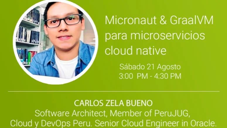 Portada de Micronaut & GraalVM para microservicios cloud native