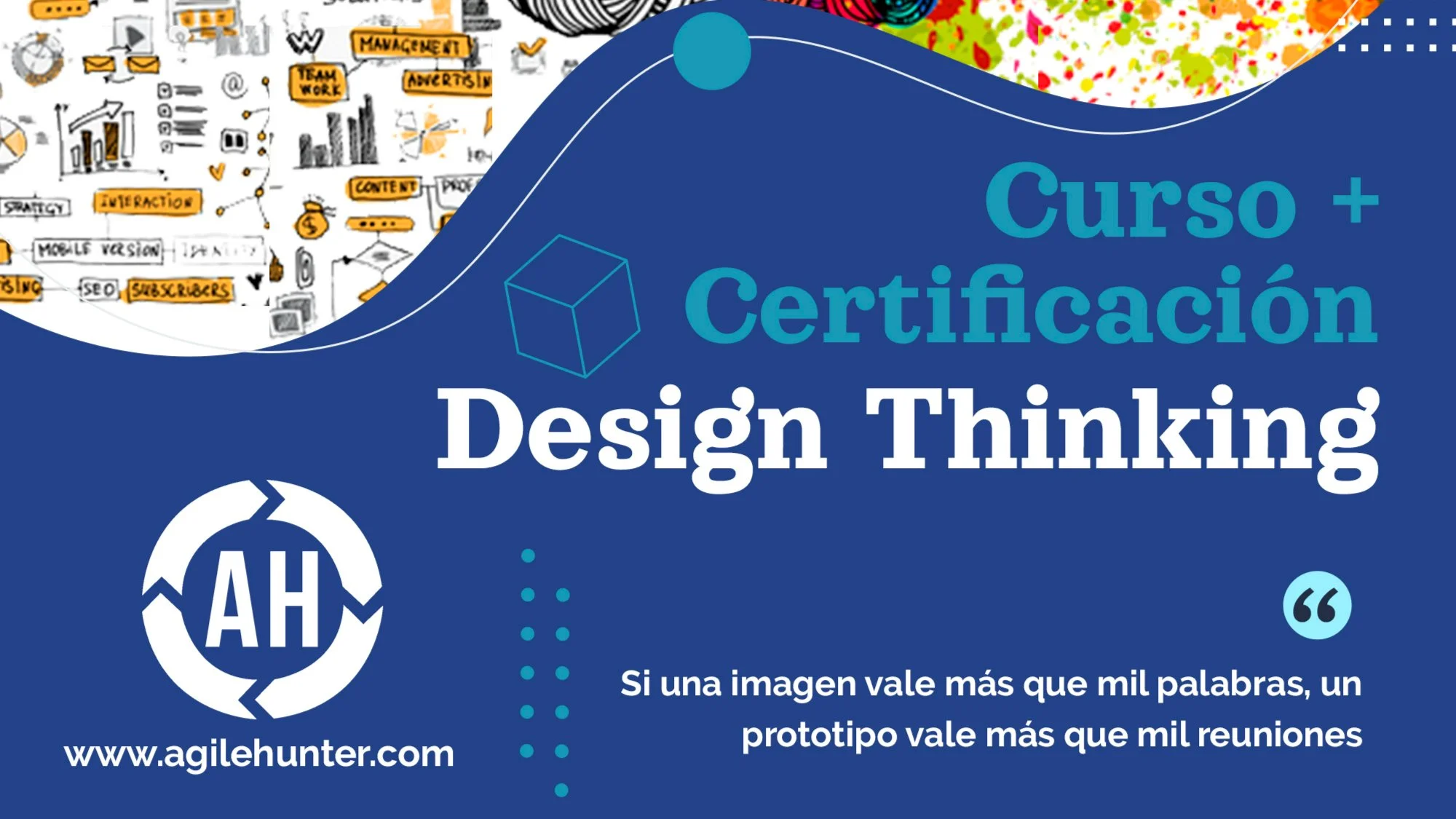 Portada de Design Thinking _ Certificación + Capacitación