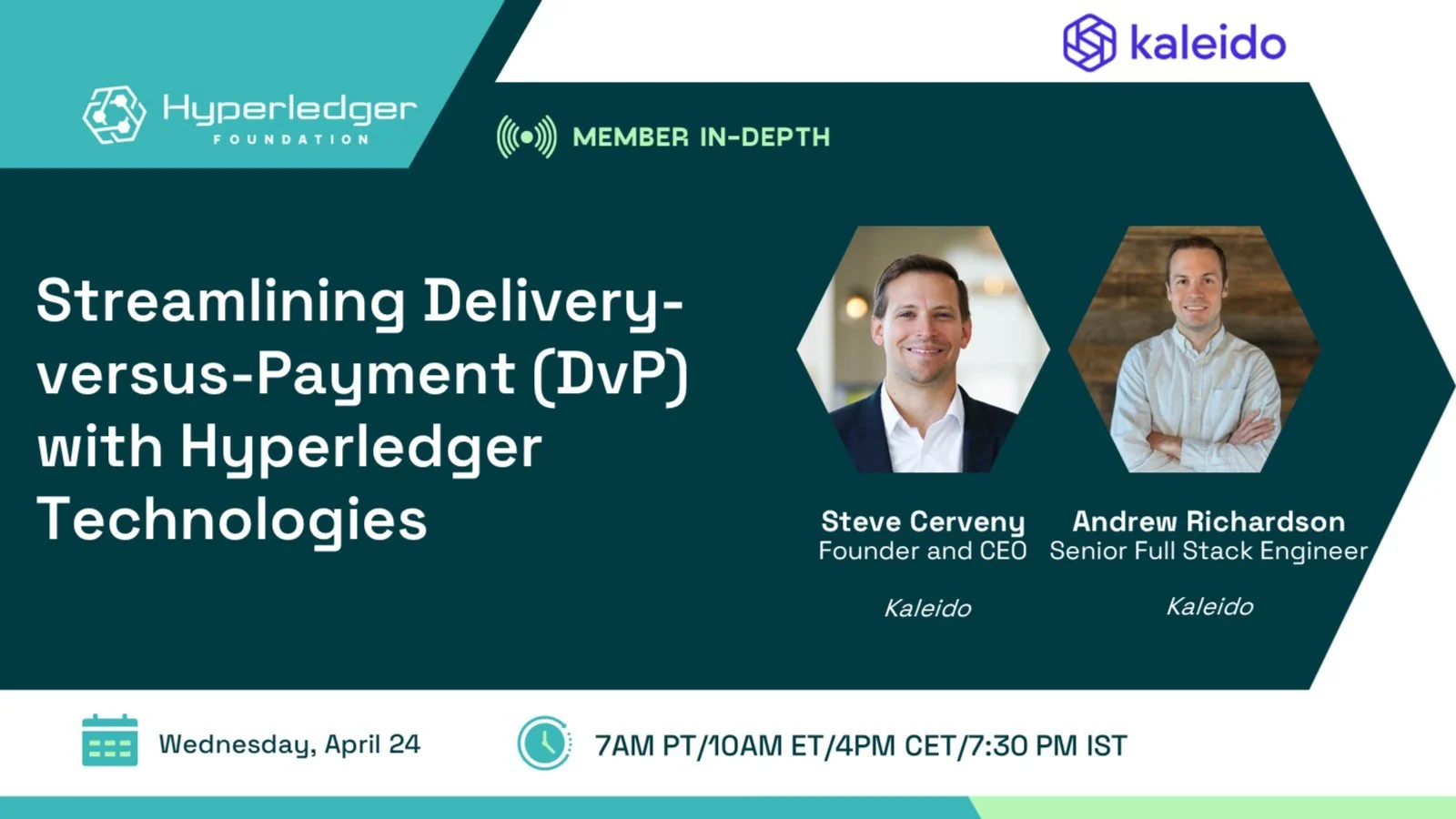 Portada de Streamlining Delivery-versus-Payment (DvP) with Hyperledger Technologies