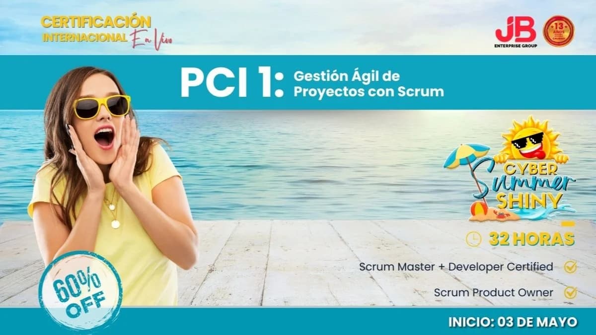 Portada de CYBER SUMMER SHINY "RESPLENDENCE YOUR LIGHT": PCI 1 - Gestión Ágil de Proyectos