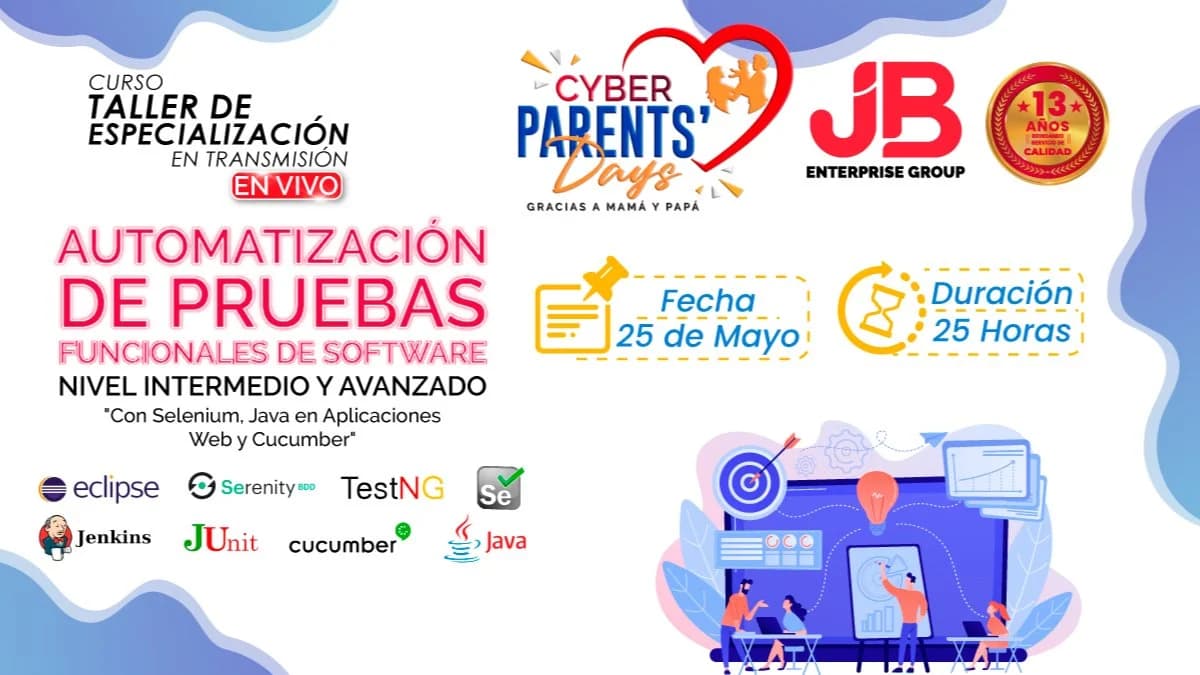Portada de CYBER PARENTS DAYS: AUTOMATIZACIÓN DE PRUEBAS