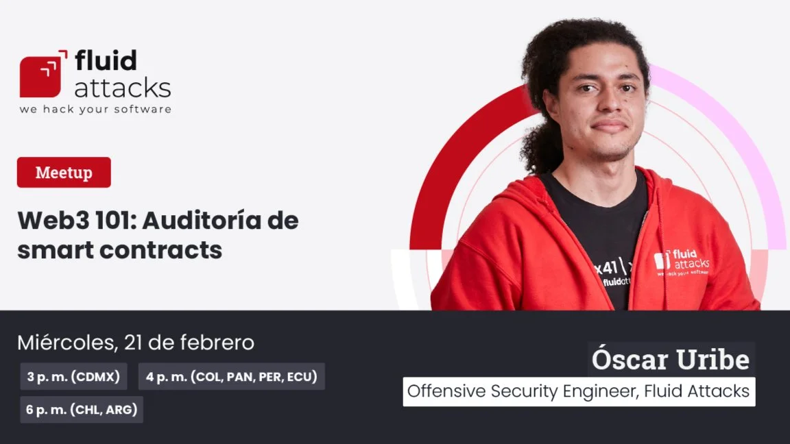 Portada de Meetup LATAM: Web3 101: Auditoría de smart contracts