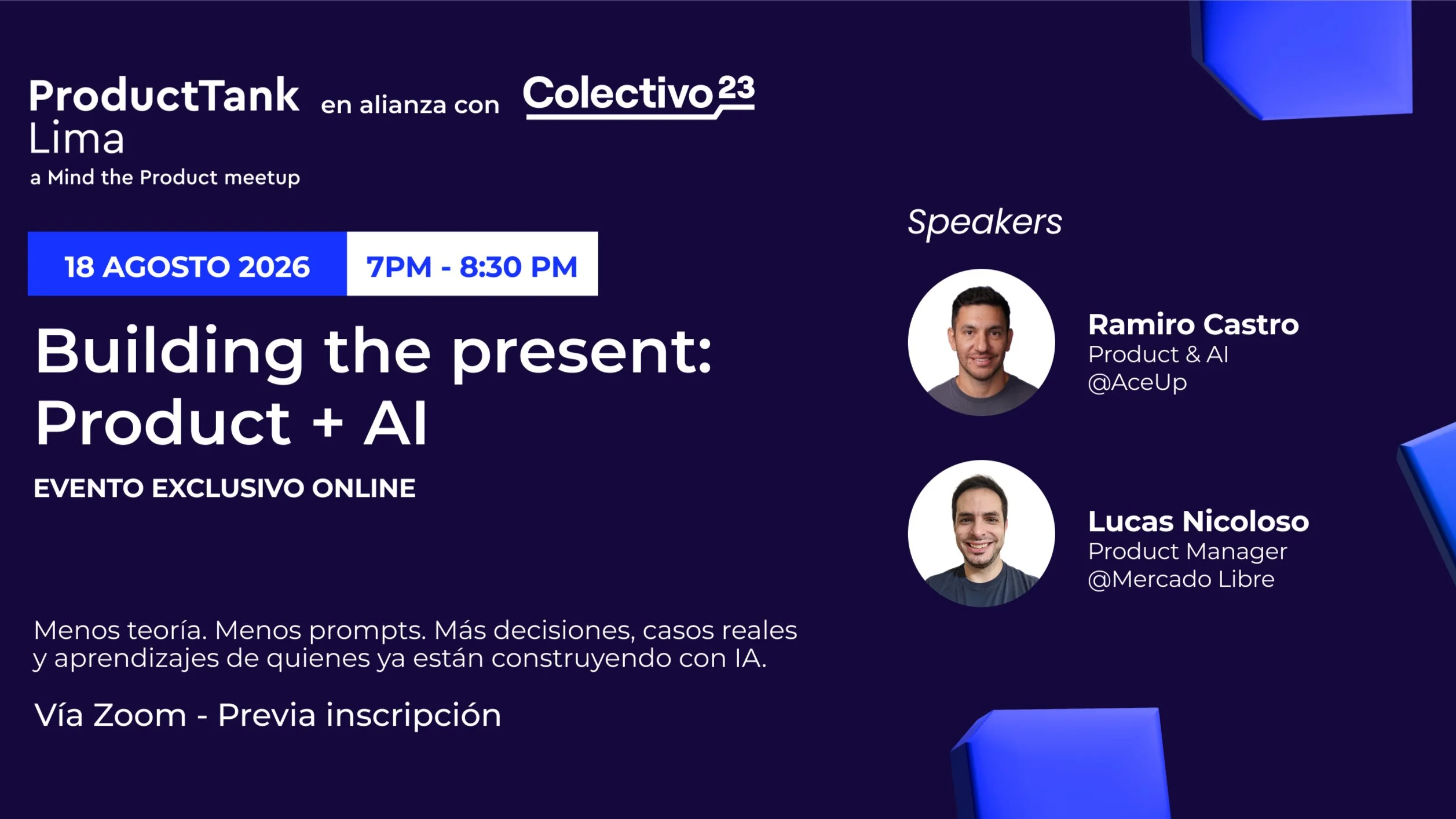 Portada de Online: Building the present, Product + AI