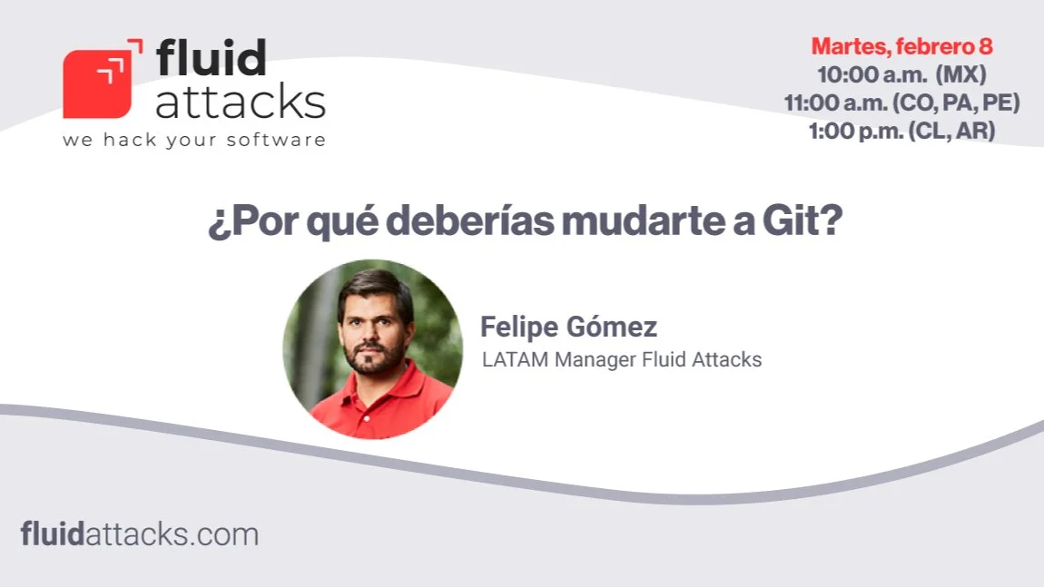 Portada de #WebinarioLatam ¿Por qué deberías mudarte a GIT?