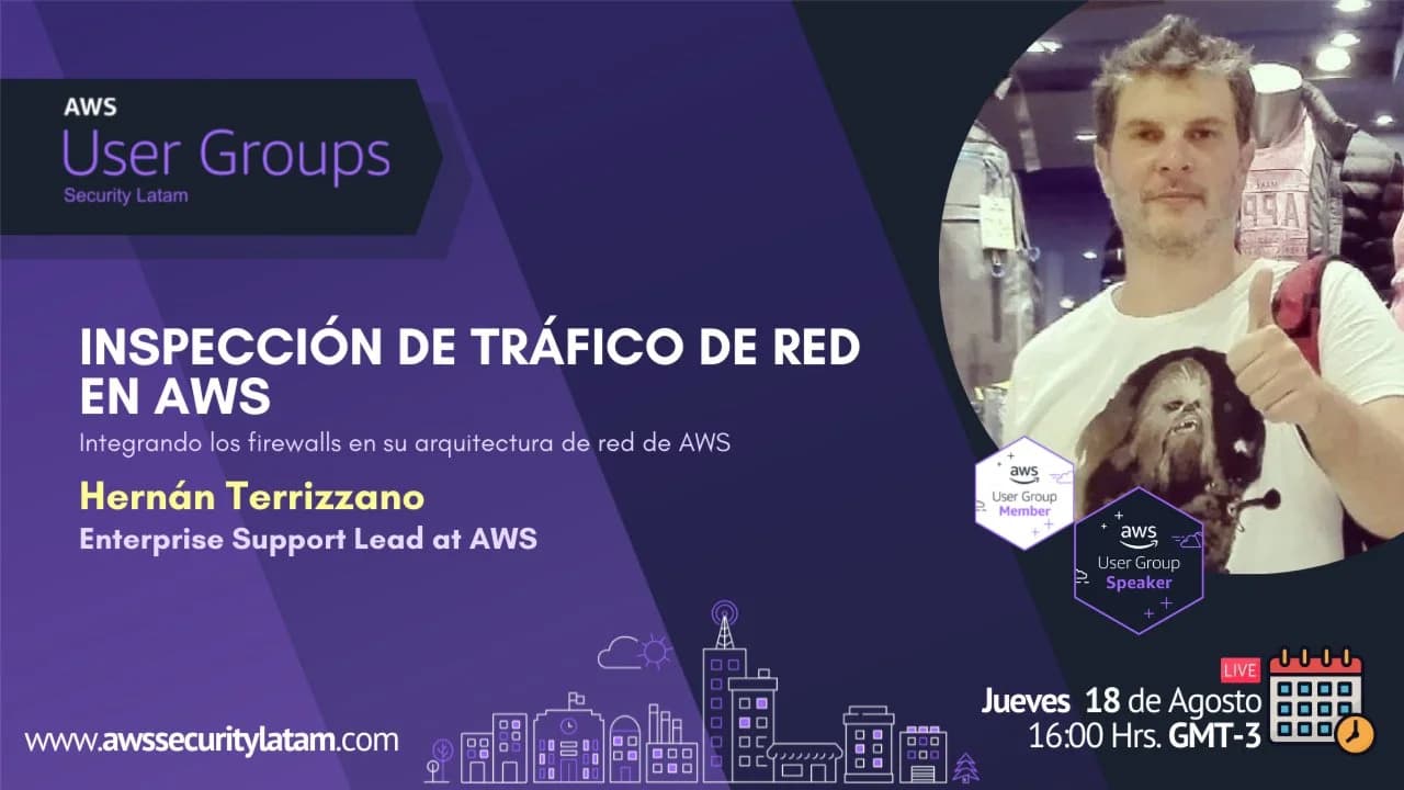 Portada de Inspección de tráfico de red en AWS
