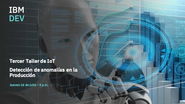 Portada de Tercer Taller de IoT - Detección de anomalías en la Producción