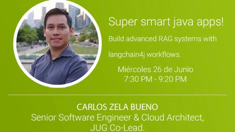 Portada de Super smart java apps! Construye aplicaciones java con AI y estrategias RAG