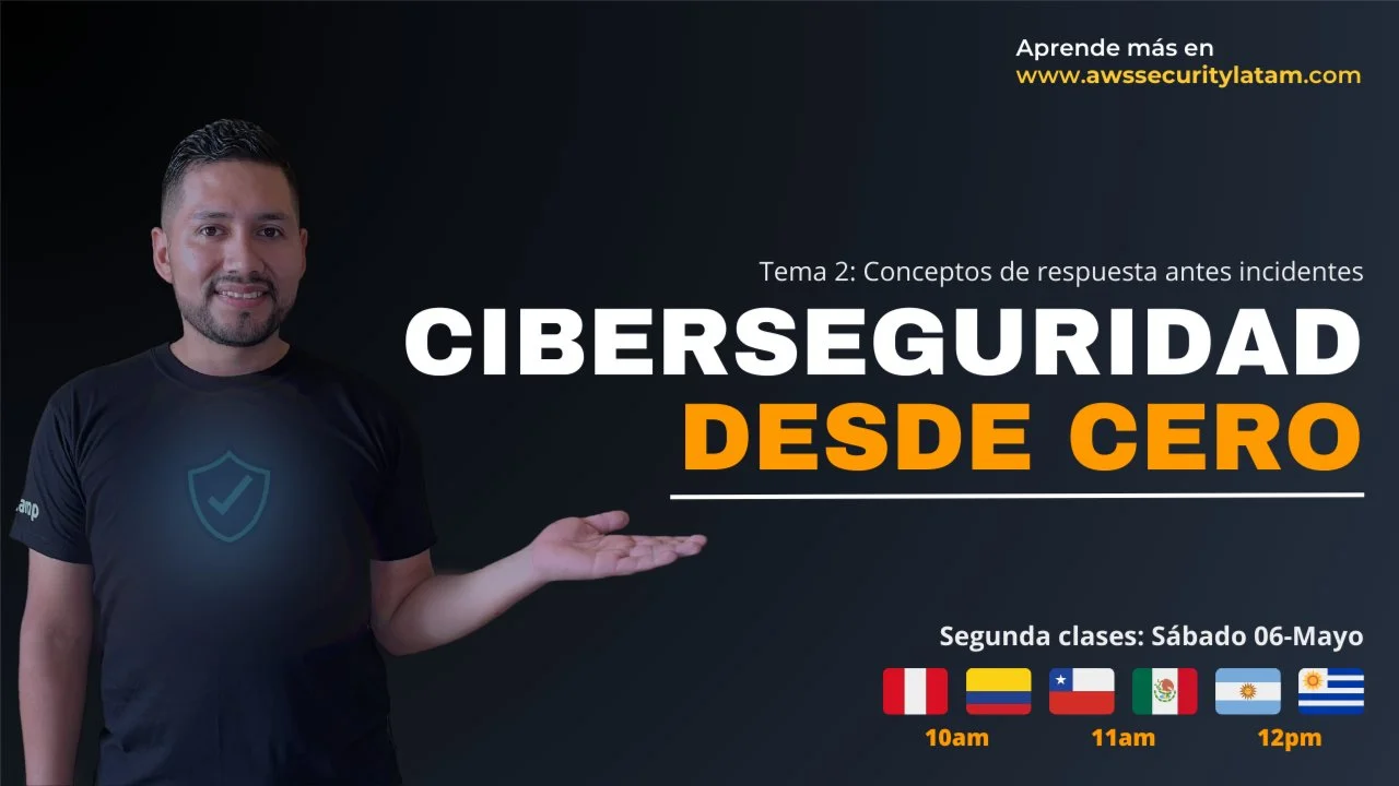 Portada de Bootcamp de Ciberseguridad desde cero: 2️⃣ Conceptos de Respuestas a incidentes