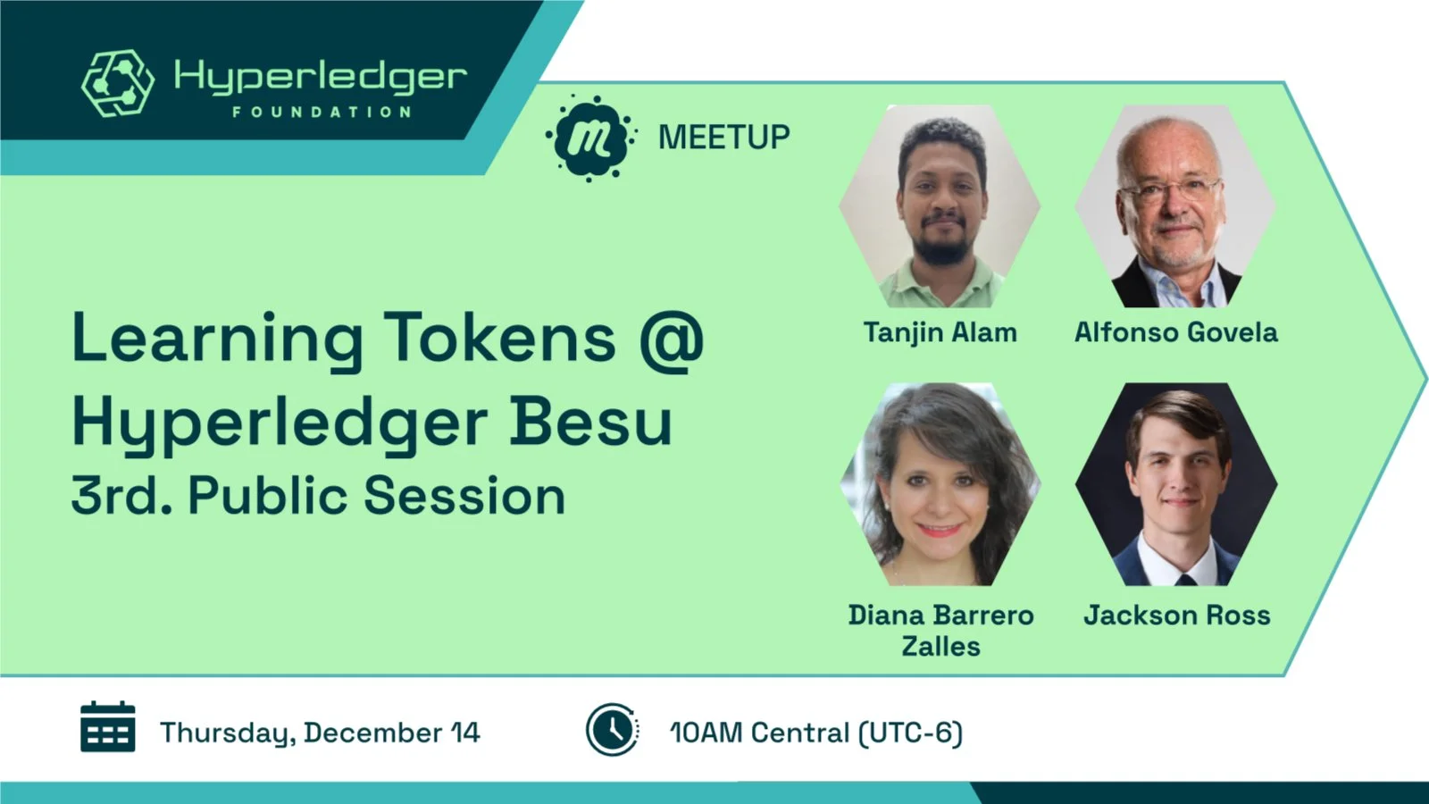 Portada de Learning Tokens @ Hyperledger Besu - 3rd. Session