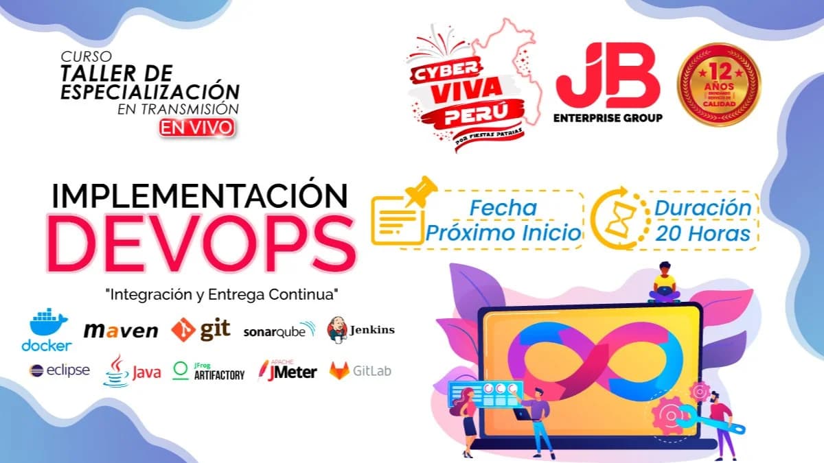 Portada de CYBER VIVA PERÚ: IMPLEMENTACIÓN DEVOPS