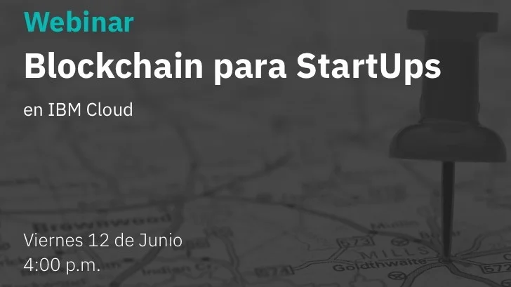 Portada de Blockchain para StartUps en IBM Cloud