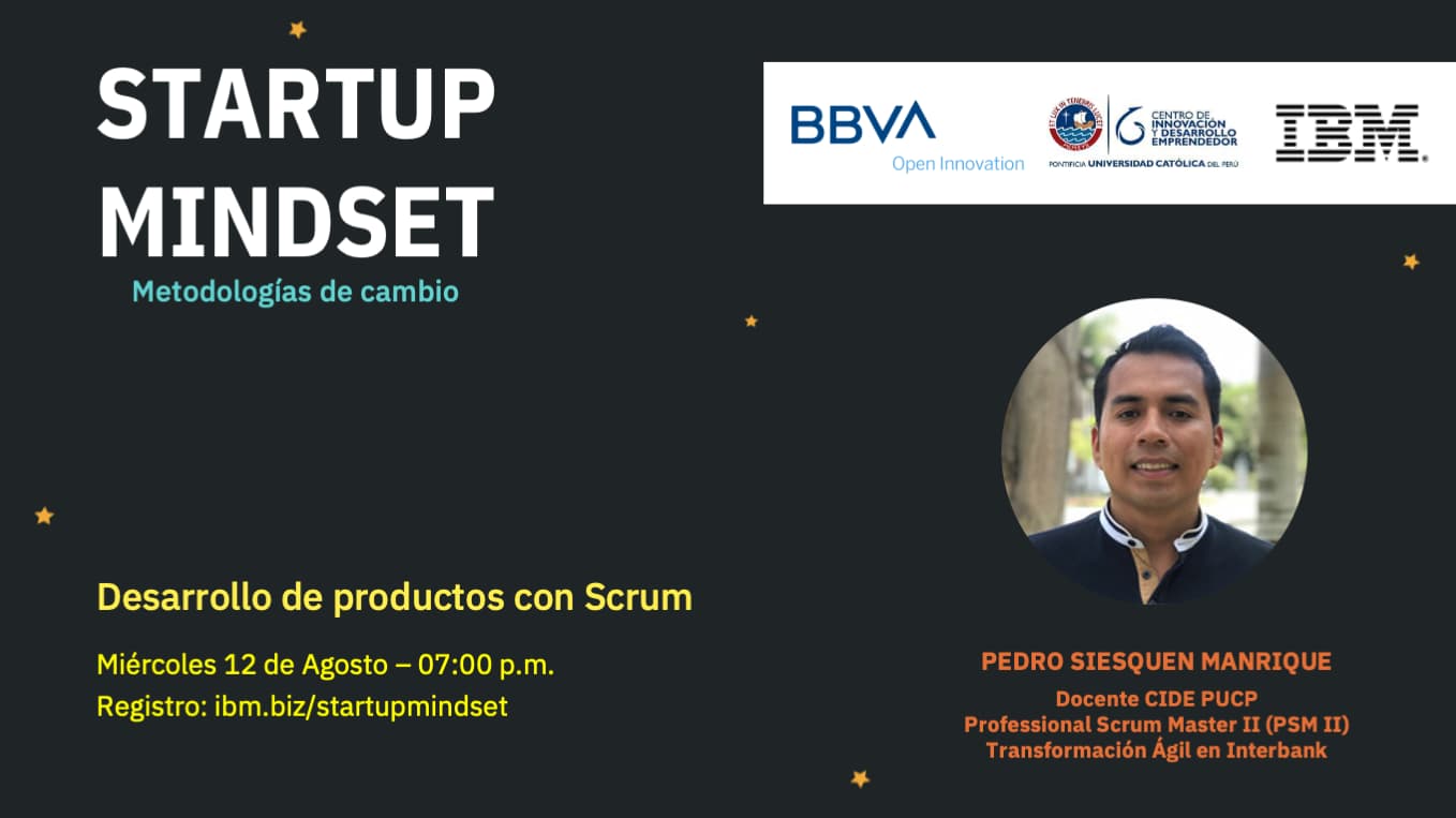 Portada de StartUp Mindest - Desarrollo de productos con Scrum