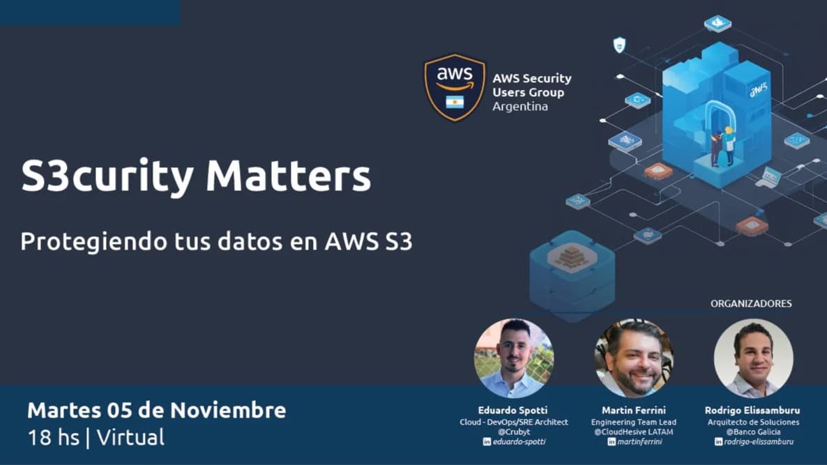 Portada de S3curity Matters: Protegiendo tus datos en AWS S3