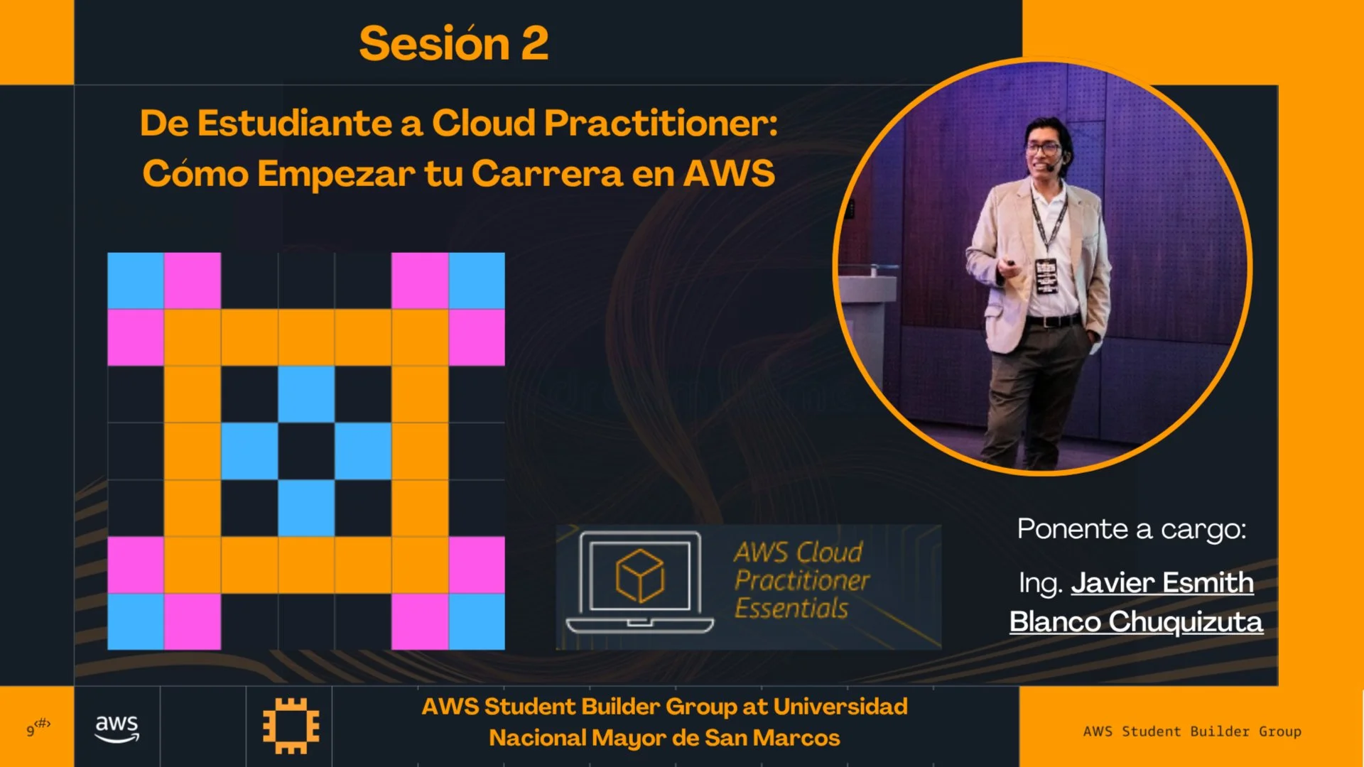 Portada de ☁️ AWS Cloud Club UNMSM: First Steps — From Student to Cloud Practitioner☁️
