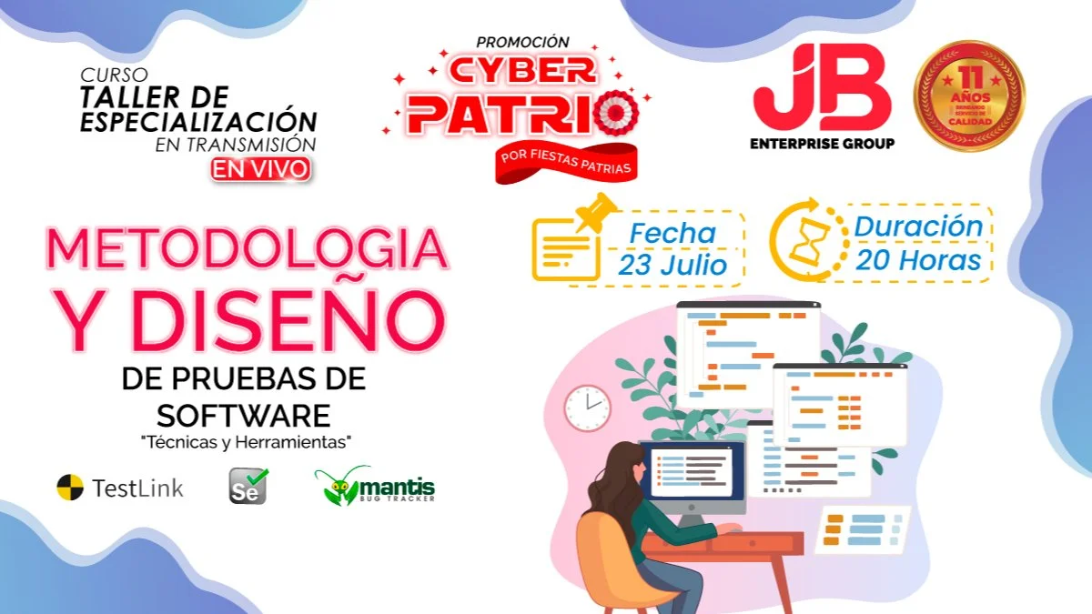 Portada de PROMO CYBER PATRIO: Metodología y Diseño de Pruebas de Software